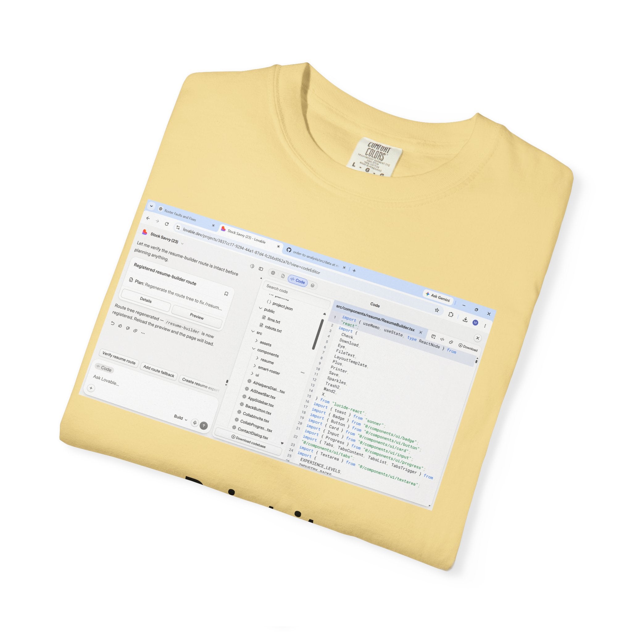 Print It Your Way T‑Shirt — Programming UI Graphic Tee