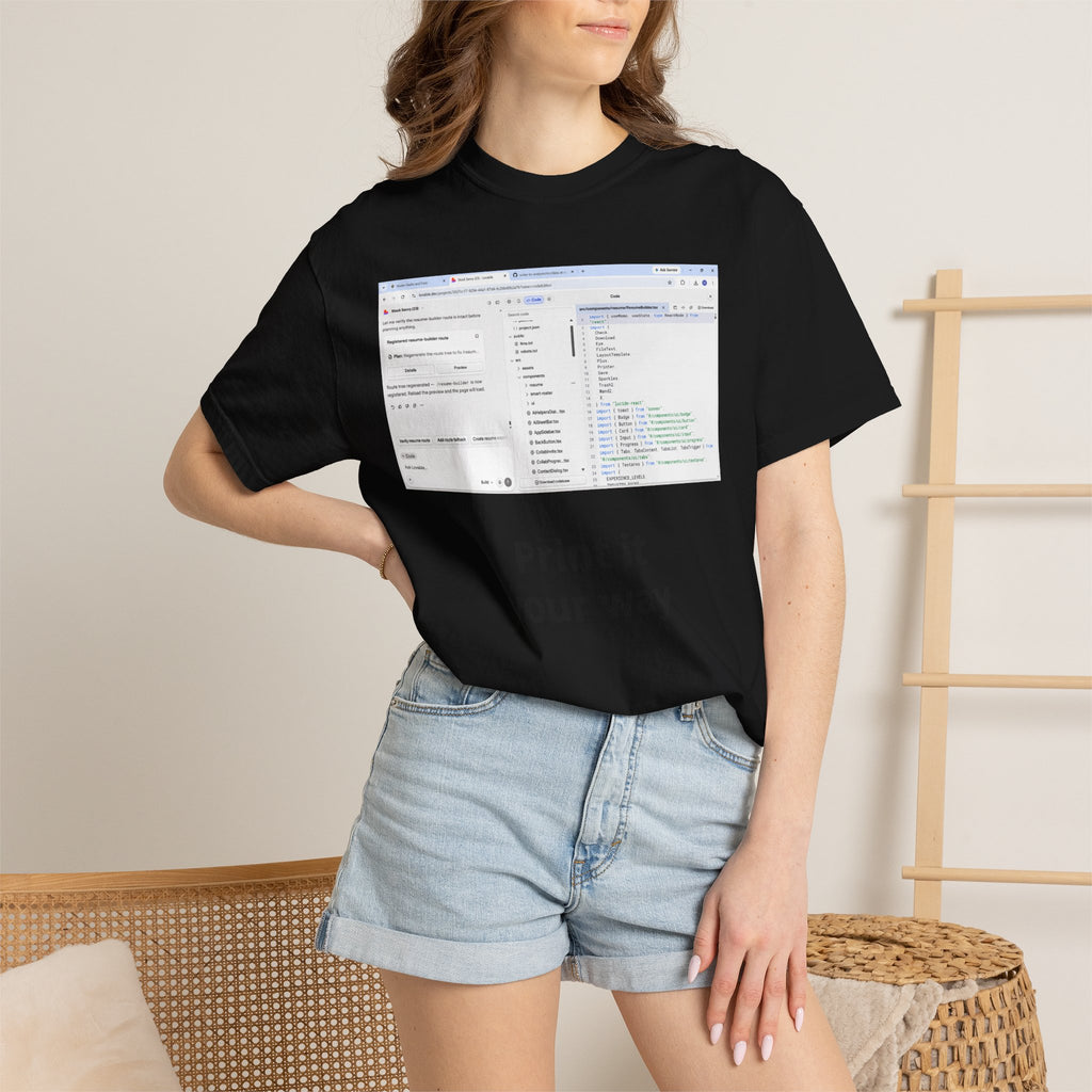 Print It Your Way T‑Shirt — Programming UI Graphic Tee