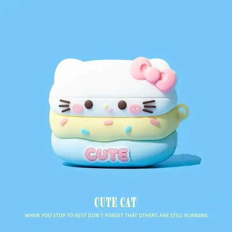 Pastel Cartoon AirPods Case | Soft Shell Wireless Earphone Cover