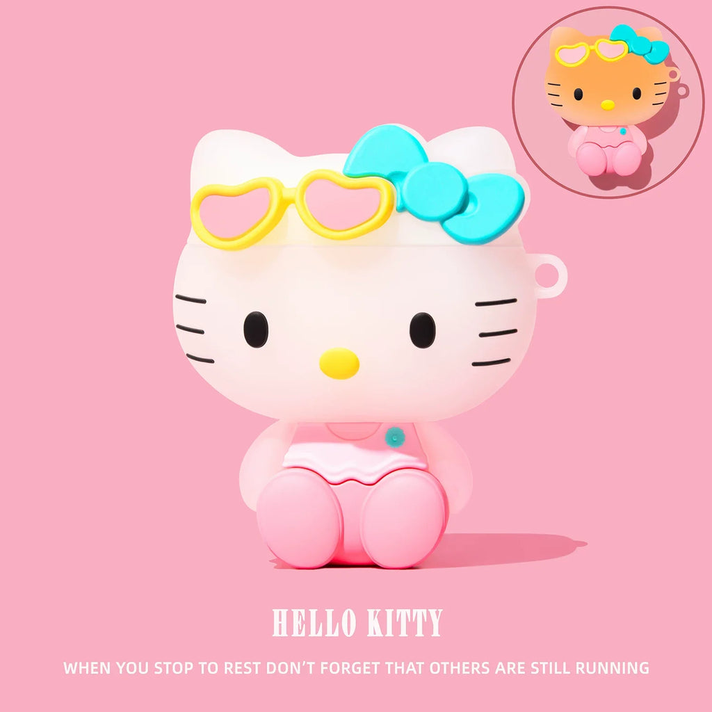 Pastel Cartoon AirPods Case | Soft Shell Wireless Earphone Cover