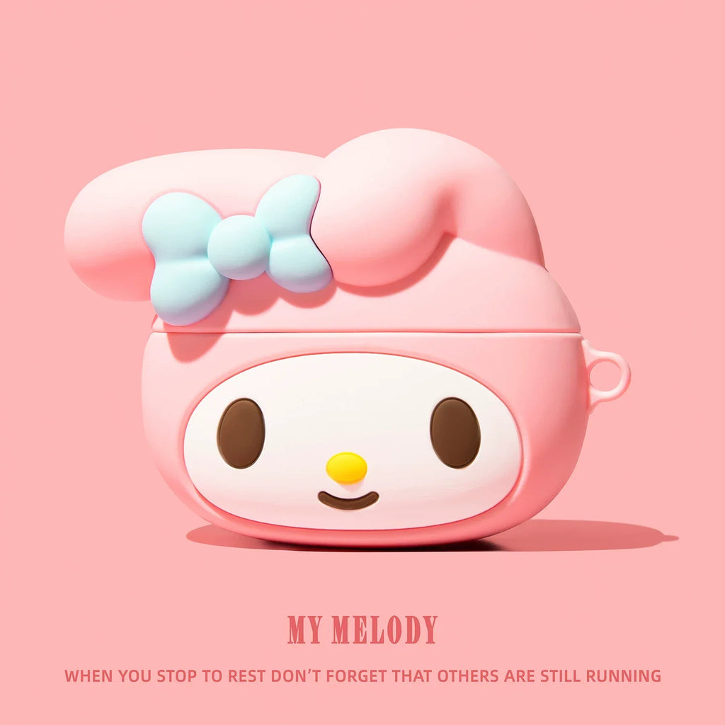 Pastel Cartoon AirPods Case | Soft Shell Wireless Earphone Cover