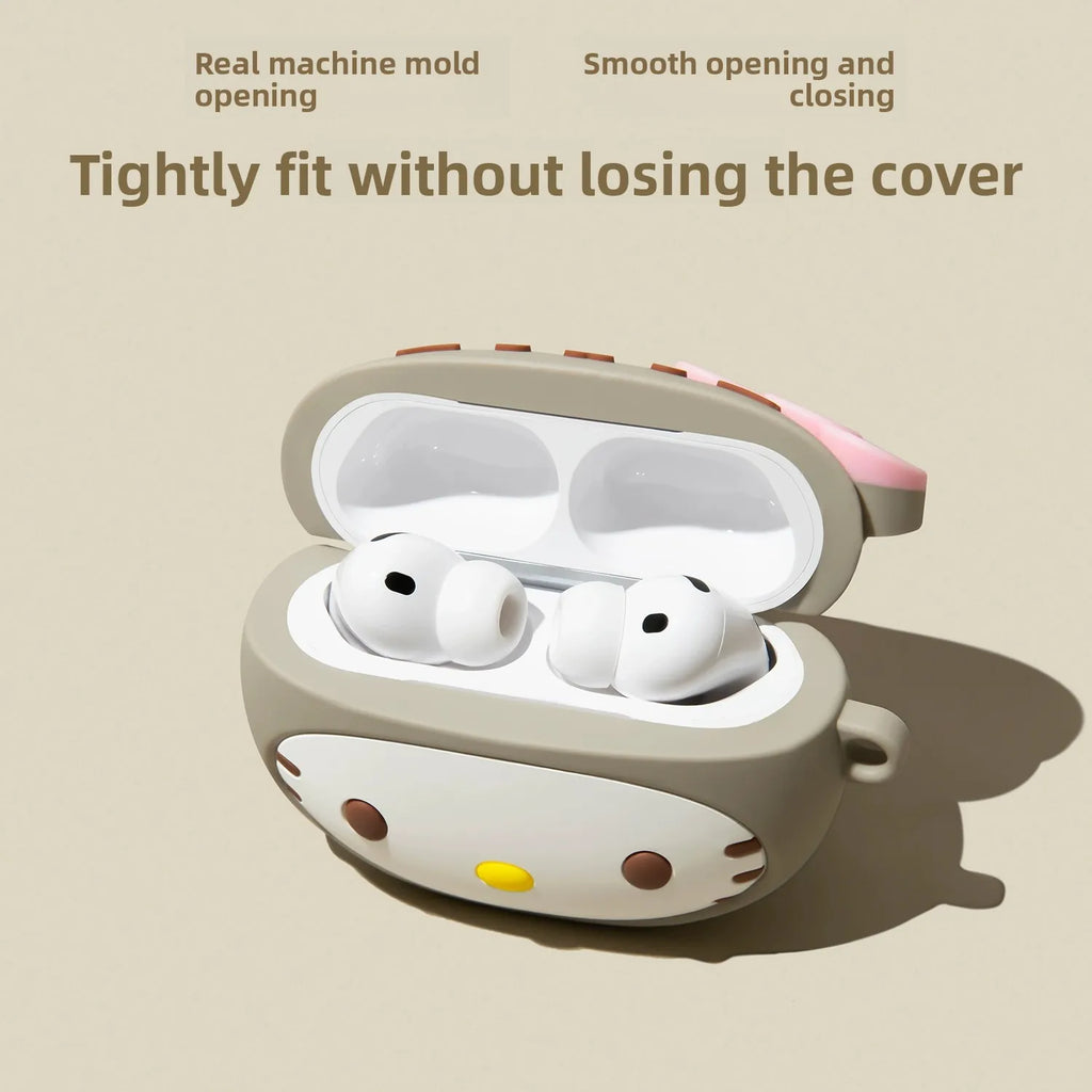 Pastel Cartoon AirPods Case | Soft Shell Wireless Earphone Cover